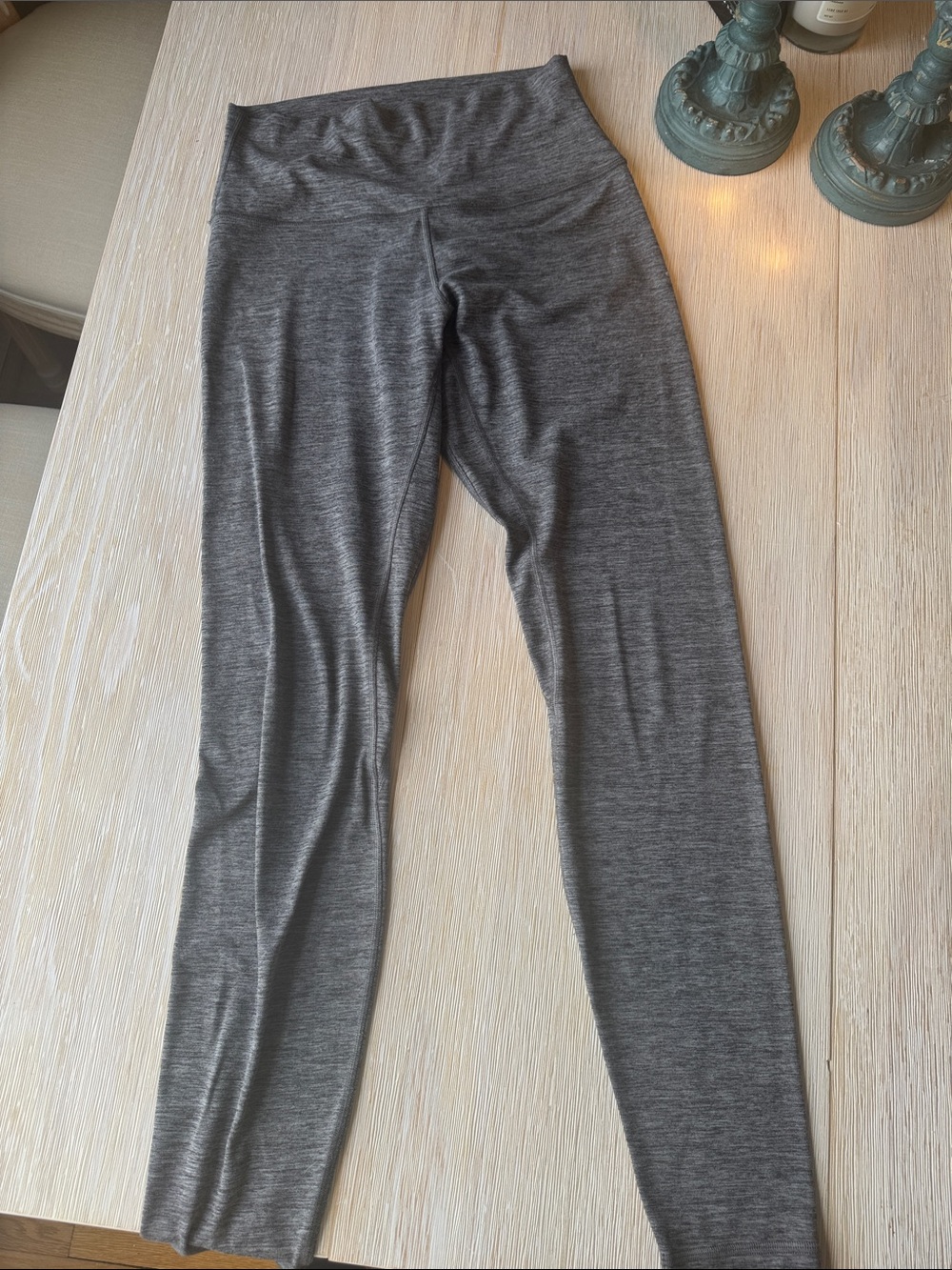 🍋Lululemon high rise 28" Nulu lightweight leggings grey heather 🍋